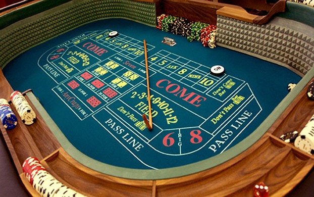 Casino craps layout